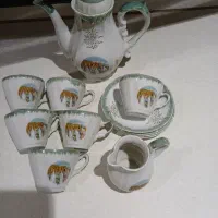 سرویس چای خوری آنتیک قدیمی ژاپن