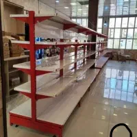 شلف دیواری دوطرفه قفسه ایستاده سوپری