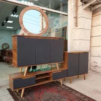 اینه و کنسول / پک کامل مینیمال/ جهیزیه|بوفه، ویترین، کنسول|تهران, شهرک ولیعصر جنوبی|دیوار