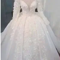 فروش انواع لباس عروس سفید رنگی نامزدی محضری بچگانه