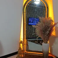 میز نهار خوری 4نفره با شیشه ۸ میل