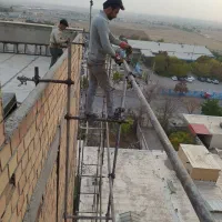 نصب داربست|خدمات پیشه و مهارت|آبیک, |دیوار