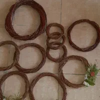 کلبه دکوری لانه پرنده ، حلقه های پشت ، تعدادی کاج|صنایع دستی و سایر لوازم تزئینی|اهواز, شهرک حفاری|دیوار