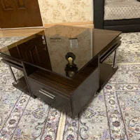 میز جلو مبل راحتی همراه کشو و میز عسلی|مبلمان خانگی و میز عسلی|تهران, منیریه|دیوار
