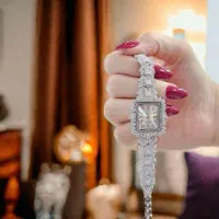 ساعت زنانه نقره مجلسی شیک مدل J-H.6ست نقره مدل طلا|بدلیجات|تبریز, |دیوار