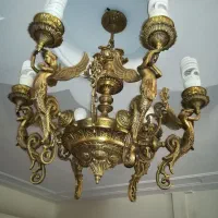 لوستر برنز|لوستر و چراغ آویز|قدس, شهرک دانش|دیوار