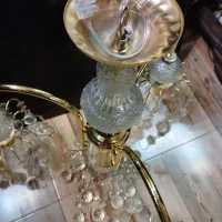 لوستر کلاسیک کریستال و فلز|لوستر و چراغ آویز|شیراز, شهرک بهار|دیوار