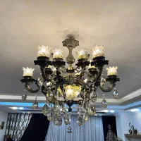 لوستر ۱۴ شعله الومینیوم