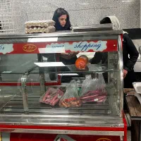 یخچال شیشه خم و فریزر ایستاده