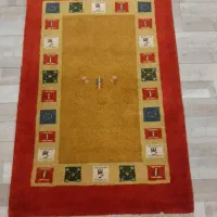 زرچارک ۸۰در ۱۲۰ گبه دو پود قشقایی شیراز رنگ طبیعی|گلیم، جاجیم، گبه|تهران, حر|دیوار