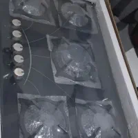 گاز رو میزی شیشه ای پنج شعله ترموکوپل دار