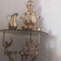 سماور و میزخاطره برنز