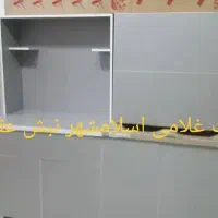 های گلاس شیک براق و شفاف کابینت آشپزخانه غلامی