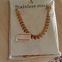 گردنبند گندمی استیل