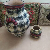 کوزه قدیمی بزرگ و کوچک