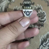 انگشتر قدیمی سنگ معدنی کار دست|جواهرات|زاهدان, |دیوار