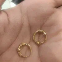 گوشواره طلا حلقه ای