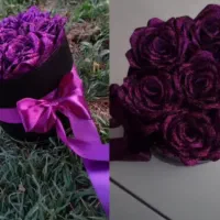 گل های روبانی|گل مصنوعی|بومهن, |دیوار