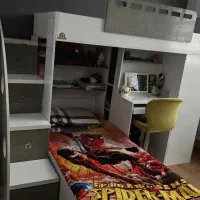 تخت دو طبقه برند رنگین چوب