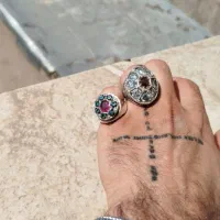 دوتا انگشتر جواهری