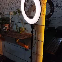 رینگ لایت حرفه ای بزرگ باتری خور برای عکاسی