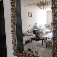آینه کنسول و میز کنار سالنی  برنزی قلم کاری|بوفه، ویترین، کنسول|تبریز, |دیوار