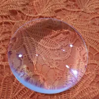 عدسی قدیمی کریستال شیشه لنز دوربین عکاسی