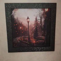 تابلو چراغ دار|تابلو، نقاشی، عکس|شهریار, شهرک مصطفی خمینی|دیوار