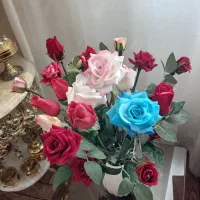 گل رز|گل مصنوعی|تبریز, |دیوار