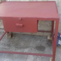 میز کار و گیره 40 سانت دهانه فولادی