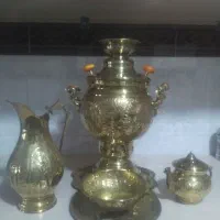 سماور ذغالی سرویس کامل