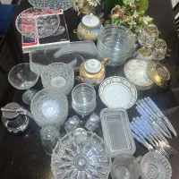 ظروف پذیرایی وآشپزخانه همه با هم