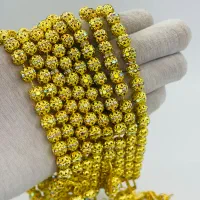 تسبیح طلا کوب