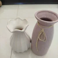 سلام. فروش دوتا گلدان سفالی. نو