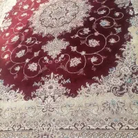 فرش 12متری زرشکی