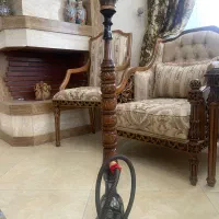 قلیان چوبی کنده کاری