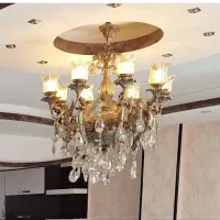 لوستر برنز ۸ شاخه