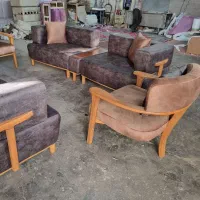 ۴۴۷۶مبل،لال،چوب راشی،فوم سرد، تولیدی انصاری۸۷۹|مبلمان خانگی و میز عسلی|دوگنبدان, |دیوار