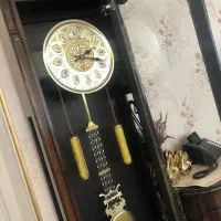 ساعت ایستاده چوبی