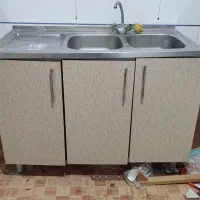 سینک و کابینت زیر سینک سالم