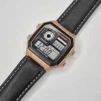 ساعت مچی مردانه کاسیو دیجیتال جهان نما شب نما