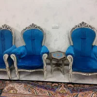 مبلمان نیمه سلطنتی و میز عسلی و جلومبلی|مبلمان خانگی و میز عسلی|اصفهان, کوجان|دیوار