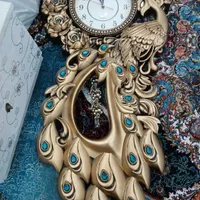 ساعت دیواری طرح طاووس