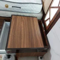 سرویس خواب کامل .همراه با تشک طبی کلاسیک برندپرقو|تخت و سرویس خواب|مبارکه, |دیوار