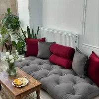 کنارسالنی،زیرانداز و کوسن ست،شاهنشین