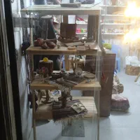 قفسه فلزی چوبی رگال دکور شلف ویترین وسایل مغازه|فروشگاه و مغازه|قوچان, |دیوار