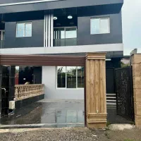 دوبلکس نما مدرن محوطه سازی و نمای داخلی