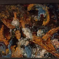 دوعدد تابلو فرش ماشینی|تابلو فرش|سنندج, |دیوار