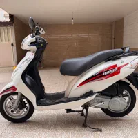 TVS وگو 110 سی سی سفید مدل ۹۴ کاربرات|موتورسیکلت|لاهیجان, طالقانی|دیوار