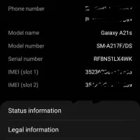 گوشی سامسونگ a21s|موبایل|تهران, افسریه شمالی|دیوار